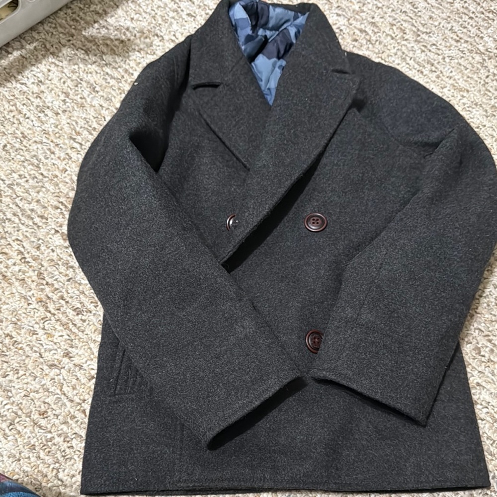 Abercrombie peacoat boys youth
